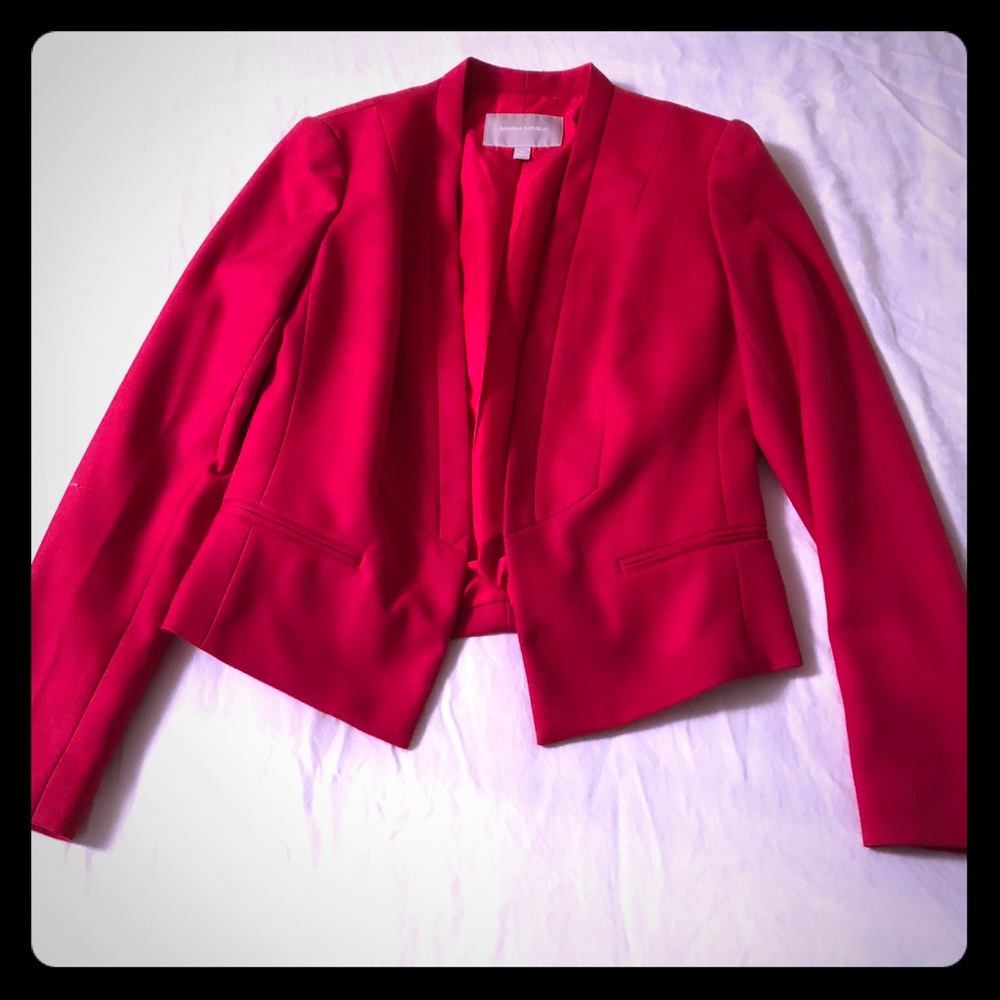 Banana republic Red blazer